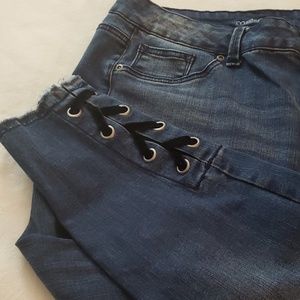 Maurices lace up jeans